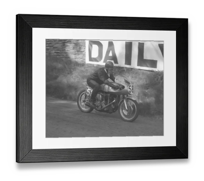 Framed Print : Harry Stanford (Mead Norton) 1960 Lightweight TT Framed Print : Harry Stanford (Mead Norton) 1960 Lightweight TT