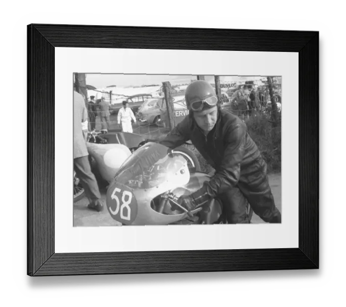 Framed Print : Harry Stanford (Mead Norton) 1960 Lightweight TT Framed Print : Harry Stanford (Mead Norton) 1960 Lightweight TT