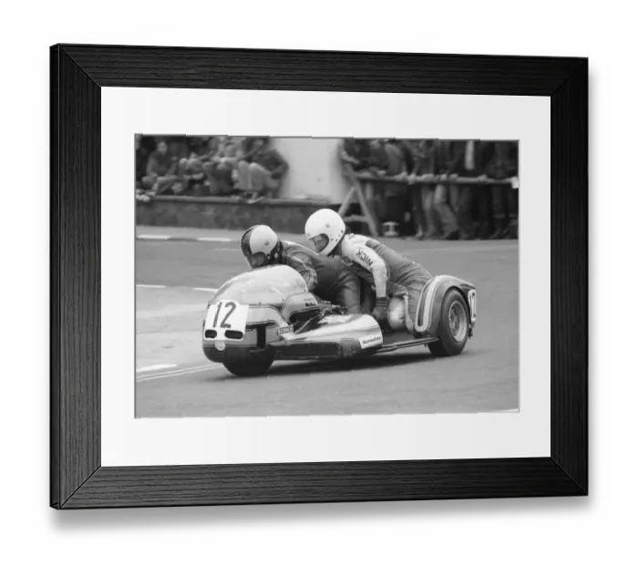 Framed Print : Dave Lawrence & Nick Smith (Hartwell Imp) 1977 Sidecar TT Framed Print : Dave Lawrence & Nick Smith (Hartwell Imp) 1977 Sidecar TT
