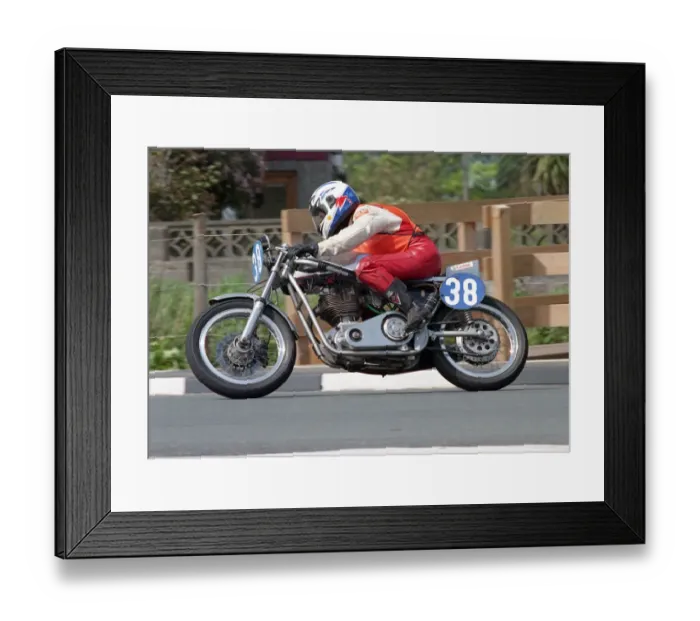 Framed Print : Kay Streets (BSA) 2002 pre-TT Classic Framed Print : Kay Streets (BSA) 2002 pre-TT Classic
