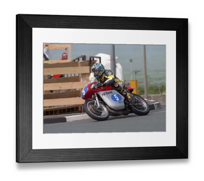 Framed Print : Mike Hose (Bultaco) 2002 pre-TT Classic Framed Print : Mike Hose (Bultaco) 2002 pre-TT Classic