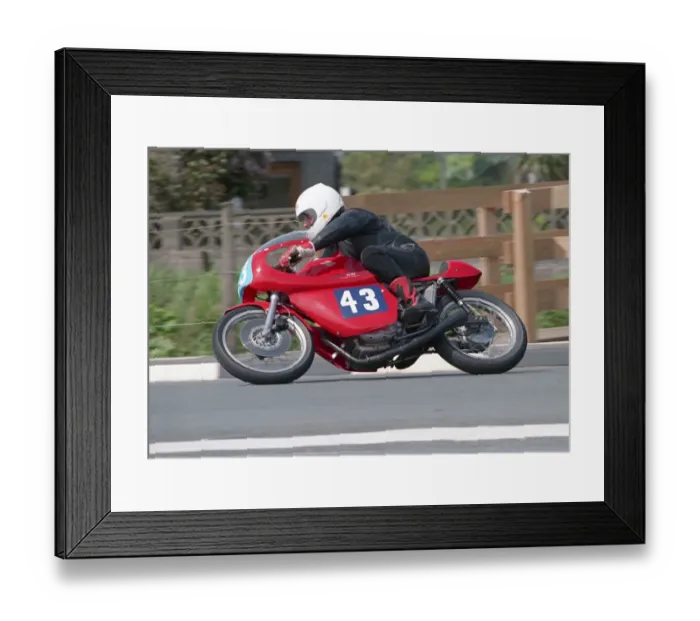 Framed Print : Malcolm Kneale (Ducati) 2002 pre-TT Classic Framed Print : Malcolm Kneale (Ducati) 2002 pre-TT Classic