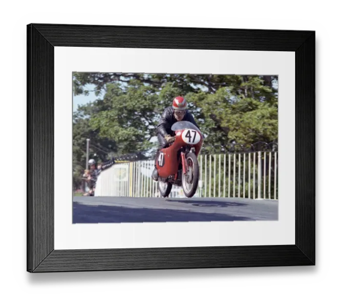 Framed Print : Frank Norris (MV) 1965 Ultra Lightweight TT Framed Print : Frank Norris (MV) 1965 Ultra Lightweight TT