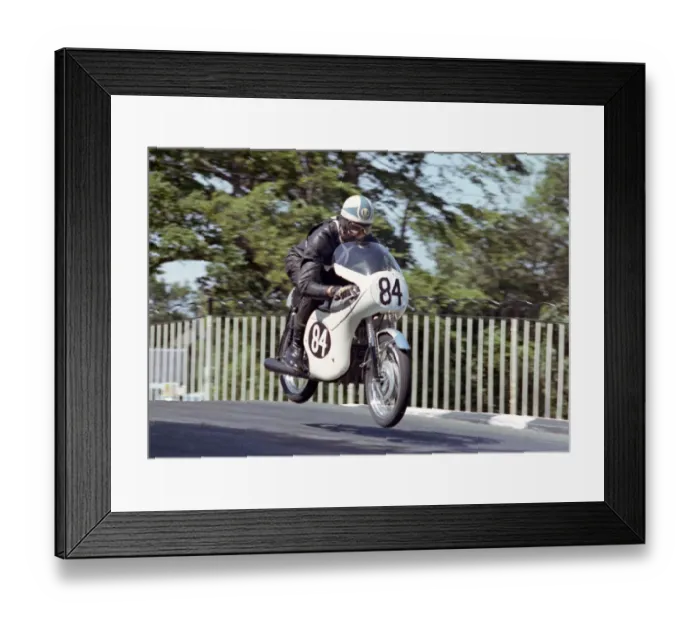 Framed Print : D P Warren (Honda) 1965 Ultra Lightweight TT Framed Print : D P Warren (Honda) 1965 Ultra Lightweight TT