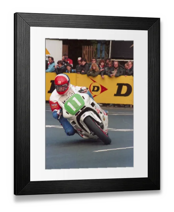 Framed Print : Phil Armes (Honda) 1988 Production C TT Framed Print : Phil Armes (Honda) 1988 Production C TT