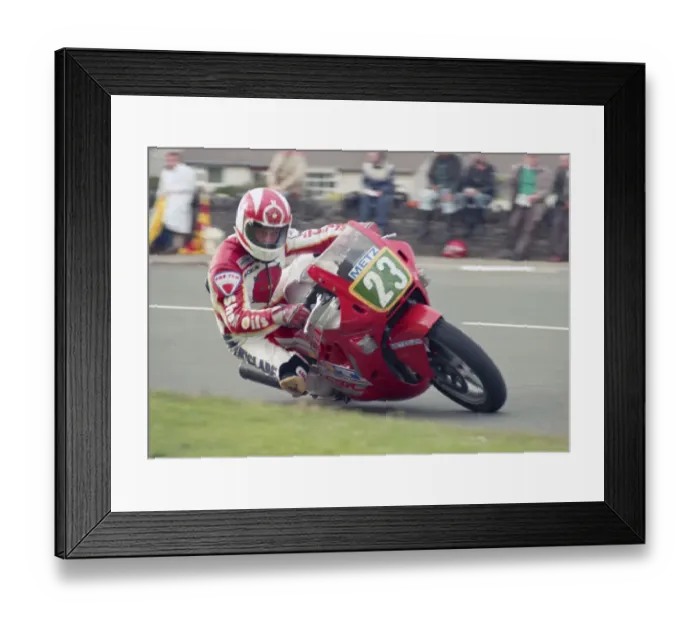 Framed Print : Carl Fogarty (Honda) 1988 Production C TT Framed Print : Carl Fogarty (Honda) 1988 Production C TT