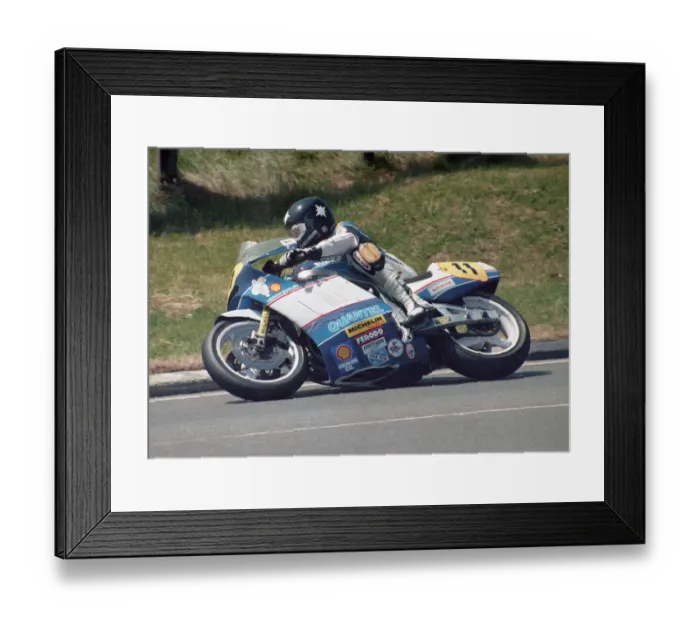 Framed Print : Roger Marshall (Suzuki) 1988 Senior TT Framed Print : Roger Marshall (Suzuki) 1988 Senior TT