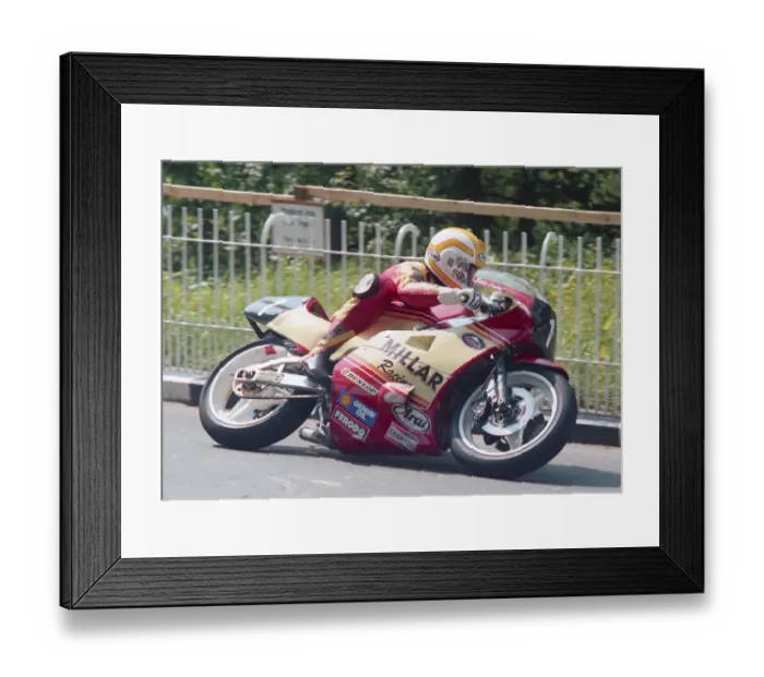 Framed Print : Eddie Laycock (EMC) 1988 Junior TT Framed Print : Eddie Laycock (EMC) 1988 Junior TT