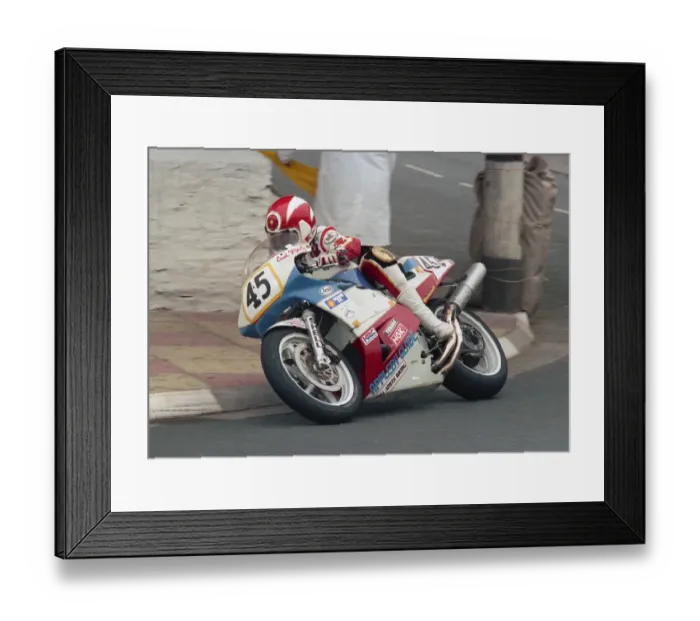 Framed Print : Carl Fogarty (Honda) 1988 Formula One TT Framed Print : Carl Fogarty (Honda) 1988 Formula One TT