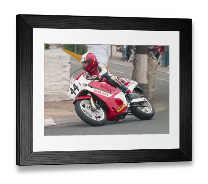 Framed Print : Derek Chatterton (Suzuki) 1988 Formula One TT Framed Print : Derek Chatterton (Suzuki) 1988 Formula One TT