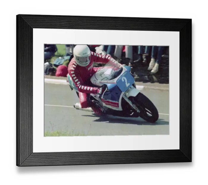 Framed Print : Helmut Dahne (Suzuki) 1986 Production B TT Framed Print : Helmut Dahne (Suzuki) 1986 Production B TT