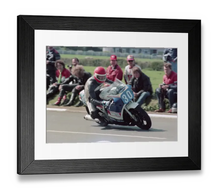Framed Print : Karlheinz Diepold (Suzuki) 1986 Production B TT Framed Print : Karlheinz Diepold (Suzuki) 1986 Production B TT