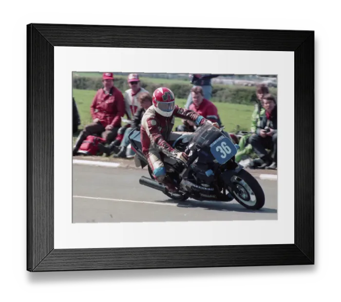 Framed Print : Paul Cranston (Honda) 1986 Production B TT Framed Print : Paul Cranston (Honda) 1986 Production B TT