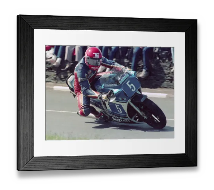 Framed Print : Trevor Nation (Suzuki) 1986 Production B TT Framed Print : Trevor Nation (Suzuki) 1986 Production B TT