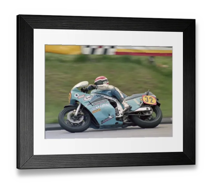 Framed Print : Brian Morrison (Suzuki) 1986 Senior TT Framed Print : Brian Morrison (Suzuki) 1986 Senior TT