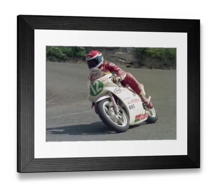 Framed Print : Gary Padgett (Padgett) 1986 Junior TT Framed Print : Gary Padgett (Padgett) 1986 Junior TT