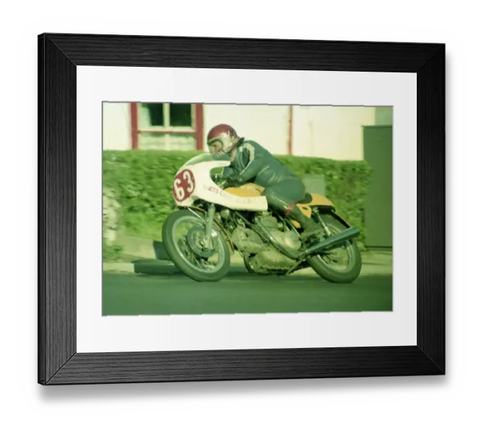 Framed Print : John Kirby (Ducati) 1976 Production TT Framed Print : John Kirby (Ducati) 1976 Production TT