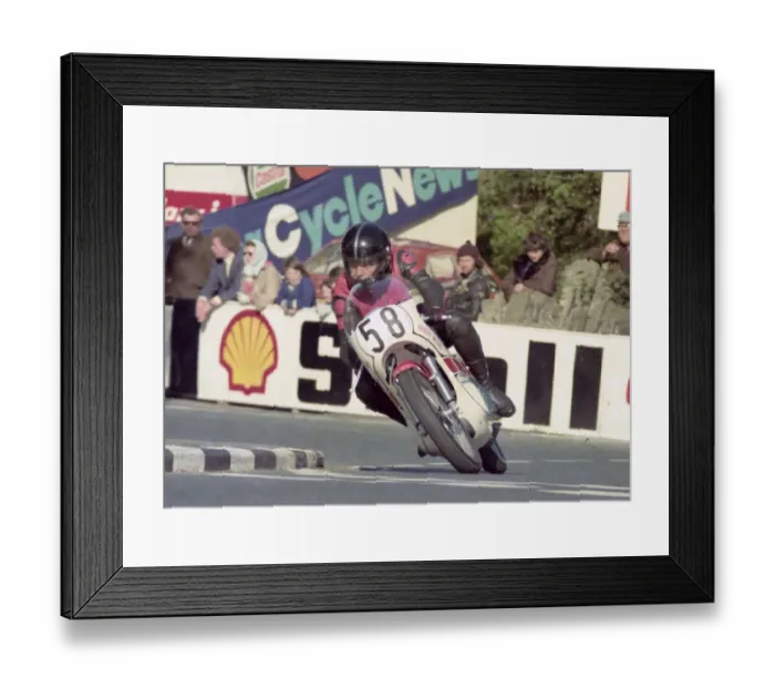 Framed Print : Dennis Casement (Yamaha) 1976 Classic TT Framed Print : Dennis Casement (Yamaha) 1976 Classic TT