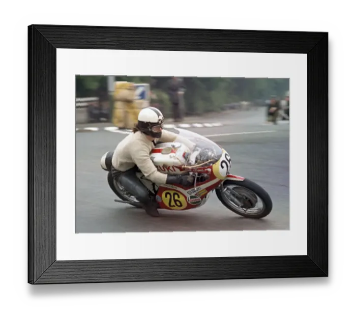 Framed Print : Keith Turner (Coleman Suzuki) 1971 Senior TT Framed Print : Keith Turner (Coleman Suzuki) 1971 Senior TT