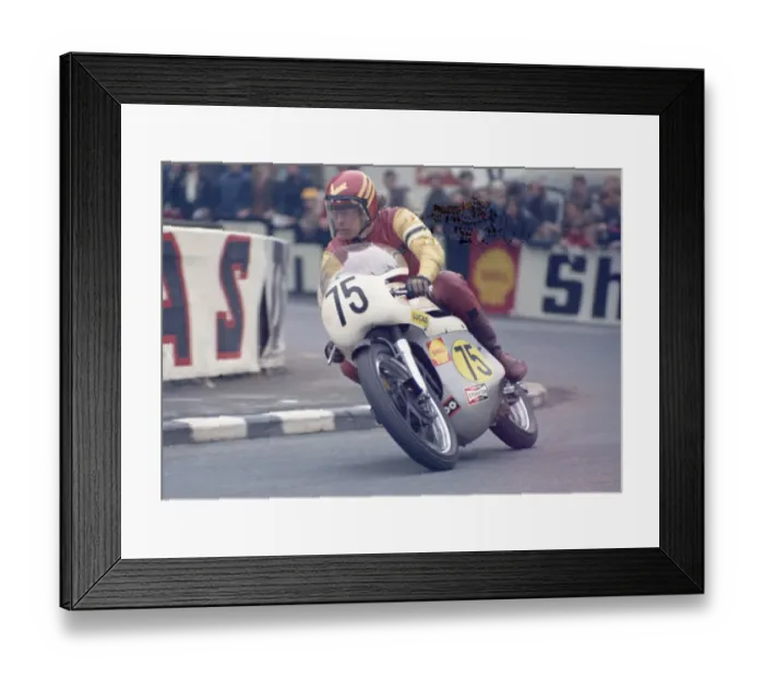 Framed Print : Ron Wittich (Saunders Norton) 1971 Senior TT Framed Print : Ron Wittich (Saunders Norton) 1971 Senior TT