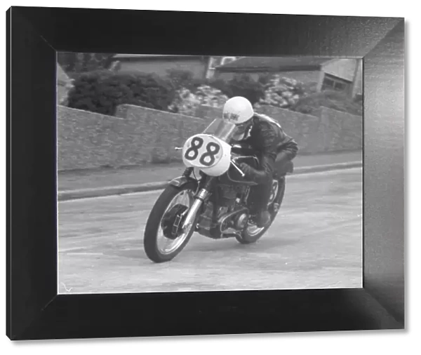 Ron Langston (AJS) 1960 Junior Manx Grand Prix