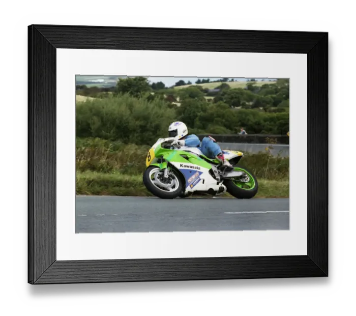 Framed Print : Tim Leech (Maxton Kawasaki) 1992 Newcomers Manx Grand Prix Framed Print : Tim Leech (Maxton Kawasaki) 1992 Newcomers Manx Grand Prix