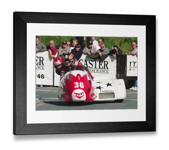 Framed Print : Brian Kelly & Neil Kelly (Honda) 1999 Sidecar TT Framed Print : Brian Kelly & Neil Kelly (Honda) 1999 Sidecar TT
