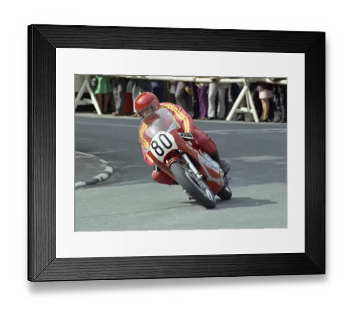 Framed Print : Stuart Jones (Yamaha) 1974 Junior Manx Grand Prix Framed Print : Stuart Jones (Yamaha) 1974 Junior Manx Grand Prix