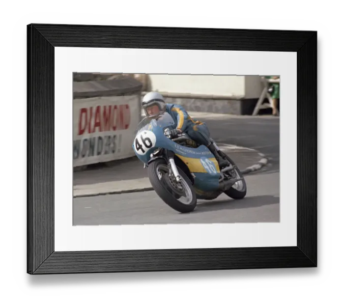 Framed Print : Dennis Richardson (Yamsel) 1974 Junior Manx Grand Prix Framed Print : Dennis Richardson (Yamsel) 1974 Junior Manx Grand Prix