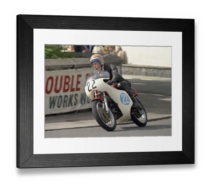 Framed Print : Geoff Taylor (Aermacchi) 1974 Junior Manx Grand Prix Framed Print : Geoff Taylor (Aermacchi) 1974 Junior Manx Grand Prix