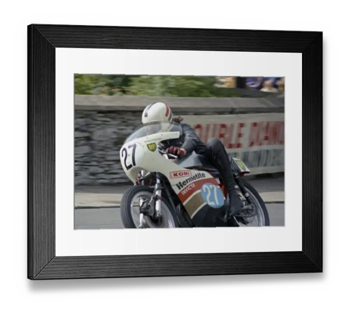 Framed Print : Rick Attenborough (Bultaco) 1974 Junior Manx Grand Prix Framed Print : Rick Attenborough (Bultaco) 1974 Junior Manx Grand Prix