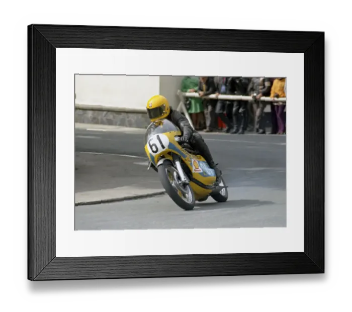 Framed Print : George Paterson (Yamsel) 1974 Junior Manx Grand Prix Framed Print : George Paterson (Yamsel) 1974 Junior Manx Grand Prix