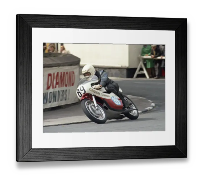 Framed Print : Sam McClements (Carson Yamaha) 1974 Junior Manx Grand Prix Framed Print : Sam McClements (Carson Yamaha) 1974 Junior Manx Grand Prix