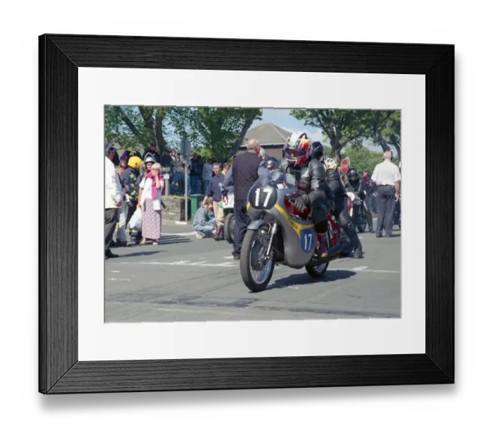 Framed Print : Tony Bingley (Honda) 2002 TT Parade Lap Framed Print : Tony Bingley (Honda) 2002 TT Parade Lap
