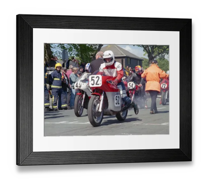 Framed Print : Eric Richard (MV) 2002 TT Parade Lap Framed Print : Eric Richard (MV) 2002 TT Parade Lap