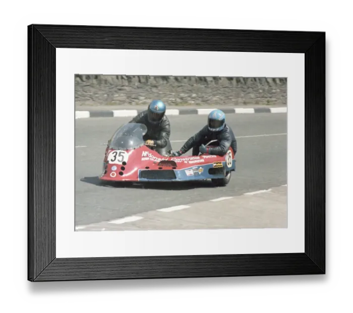 Framed Print : Ian McDonald & Anthony Kemp (Yamaha) 1979 Sidecar TT Framed Print : Ian McDonald & Anthony Kemp (Yamaha) 1979 Sidecar TT