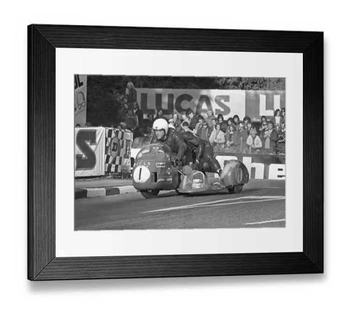 Framed Print : John Brandon & Cliff Holland (JCLS Honda) 1973 750 Sidecar TT Framed Print : John Brandon & Cliff Holland (JCLS Honda) 1973 750 Sidecar TT