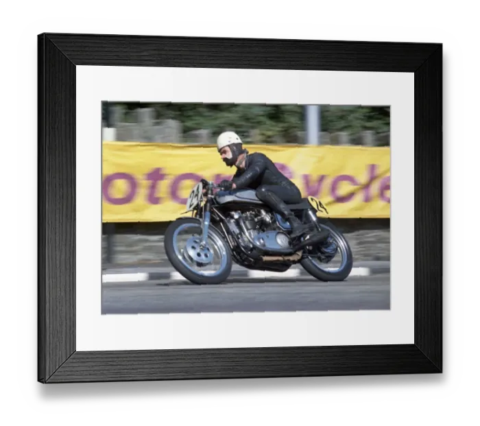 Framed Print : George Collis (Triton) 1967 Senior Manx Grand Prix Framed Print : George Collis (Triton) 1967 Senior Manx Grand Prix