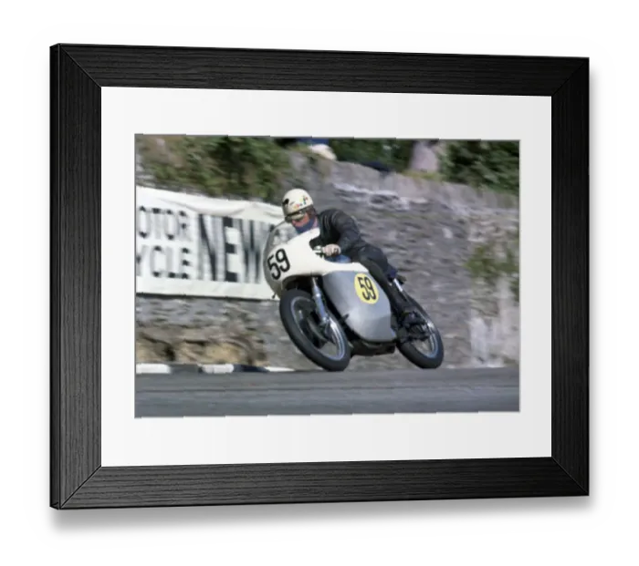 Framed Print : John Wetherall (Norton) 1967 Senior Manx Grand Prix Framed Print : John Wetherall (Norton) 1967 Senior Manx Grand Prix