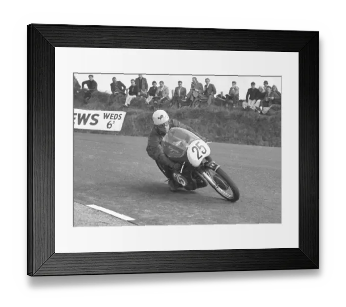 Framed Print : John Wetherall (Cotton) 1967 Lightweight Manx Grand Prix Framed Print : John Wetherall (Cotton) 1967 Lightweight Manx Grand Prix