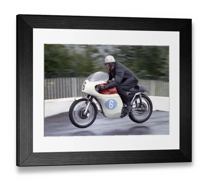 Framed Print : Richard Crowther (AJS) 1967 Junior Manx Grand Prix Framed Print : Richard Crowther (AJS) 1967 Junior Manx Grand Prix