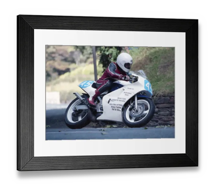 Framed Print : Derek Wagstaff (Suzuki) 1990 Junior Manx Grand Prix Framed Print : Derek Wagstaff (Suzuki) 1990 Junior Manx Grand Prix