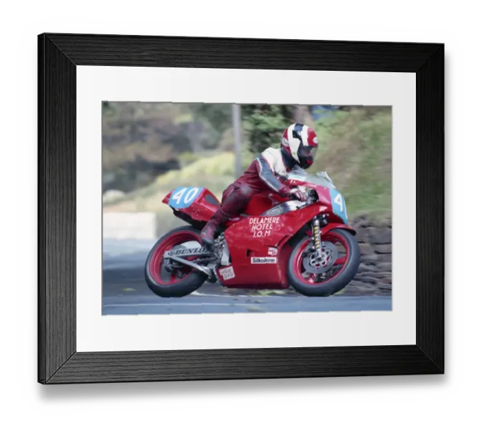 Framed Print : Steven Smith (Yamaha) 1990 Junior Manx Grand Prix Framed Print : Steven Smith (Yamaha) 1990 Junior Manx Grand Prix