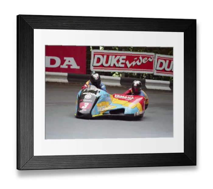 Framed Print : Ian Bell & Neil Carpenter (DMR Yamaha) 2000 Sidecar TT Framed Print : Ian Bell & Neil Carpenter (DMR Yamaha) 2000 Sidecar TT