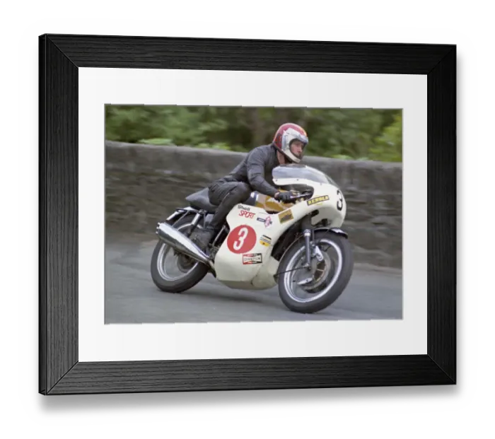 Framed Print : Dave Nixon (Triumph) 1973 Production TT Framed Print : Dave Nixon (Triumph) 1973 Production TT
