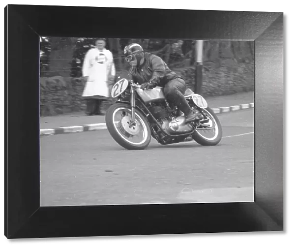 Barry Lindley (BSA) 1958 Senior Snaefell Manx Grand Prix
