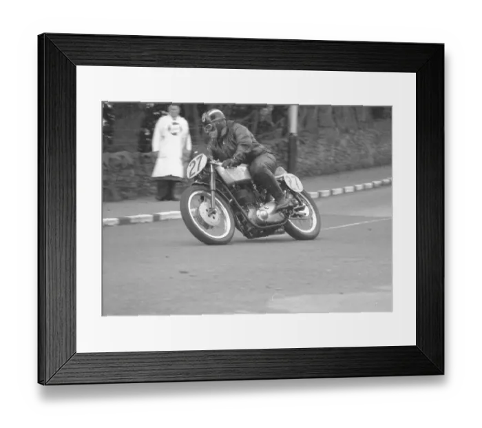 Framed Print : Barry Lindley (BSA) 1958 Senior Snaefell Manx Grand Prix Framed Print : Barry Lindley (BSA) 1958 Senior Snaefell Manx Grand Prix