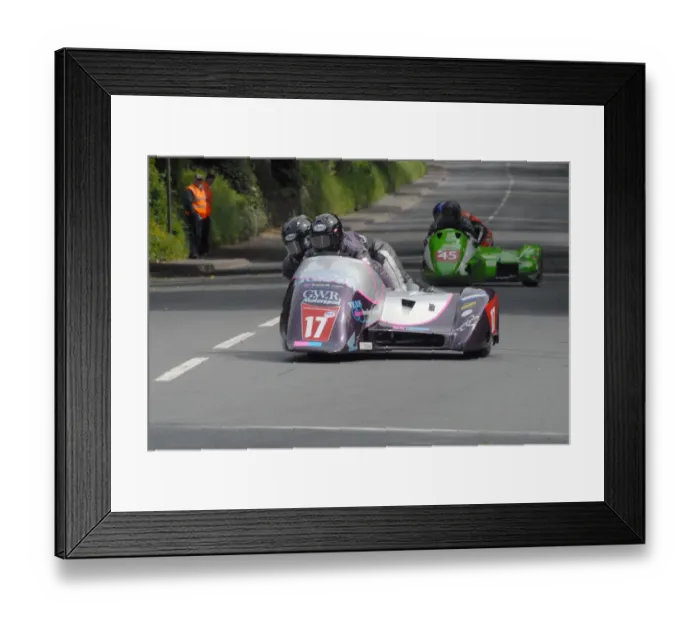 Framed Print : Steven Coombes & Paul Knaphill (Ireson) 2009 Sidecar TT Framed Print : Steven Coombes & Paul Knaphill (Ireson) 2009 Sidecar TT