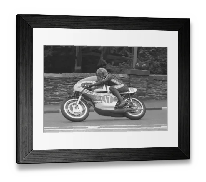 Framed Print : Doug Lunn (Bryants Yamaha) 1973 Junior Manx Grand Prix Framed Print : Doug Lunn (Bryants Yamaha) 1973 Junior Manx Grand Prix