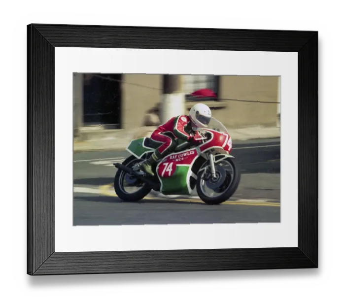Framed Print : Ian Lougher (Yamaha) 1983 Newcomers Manx Grand Prix Framed Print : Ian Lougher (Yamaha) 1983 Newcomers Manx Grand Prix